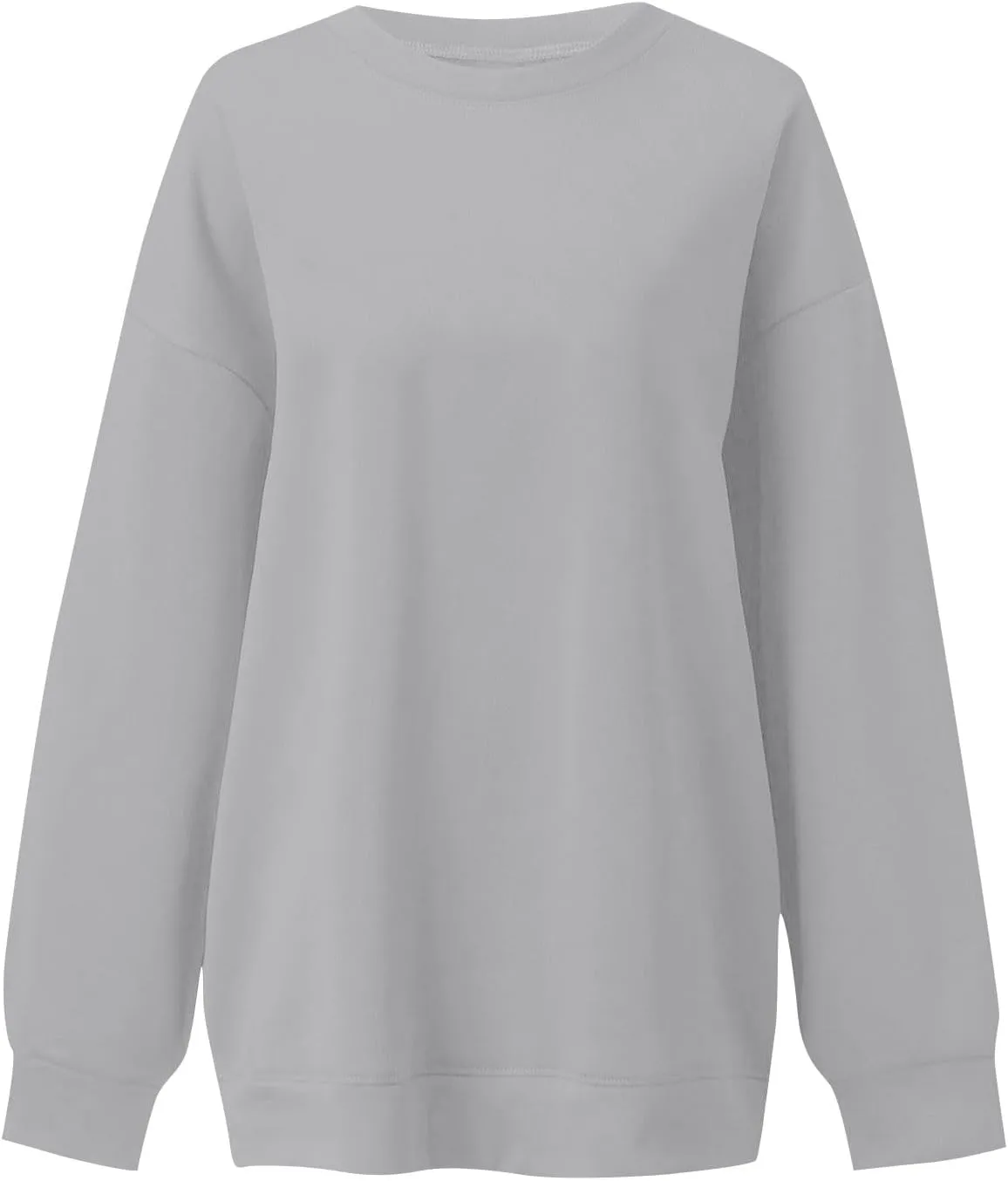 Oversized Sweatshirt for Women Baggy Fleece Crewneck Sweatshirts Comfy Drop Shoulder Pullover Hoodie Soft Winter Coat