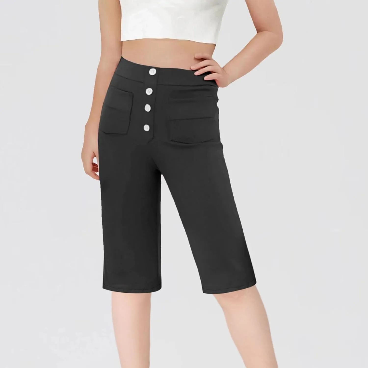 Pants for Kids Girl Boy Summer Fall Sport Gym Yoga High Cut Straight Leg Plain Pants Shorts Sweatpants Child 2025