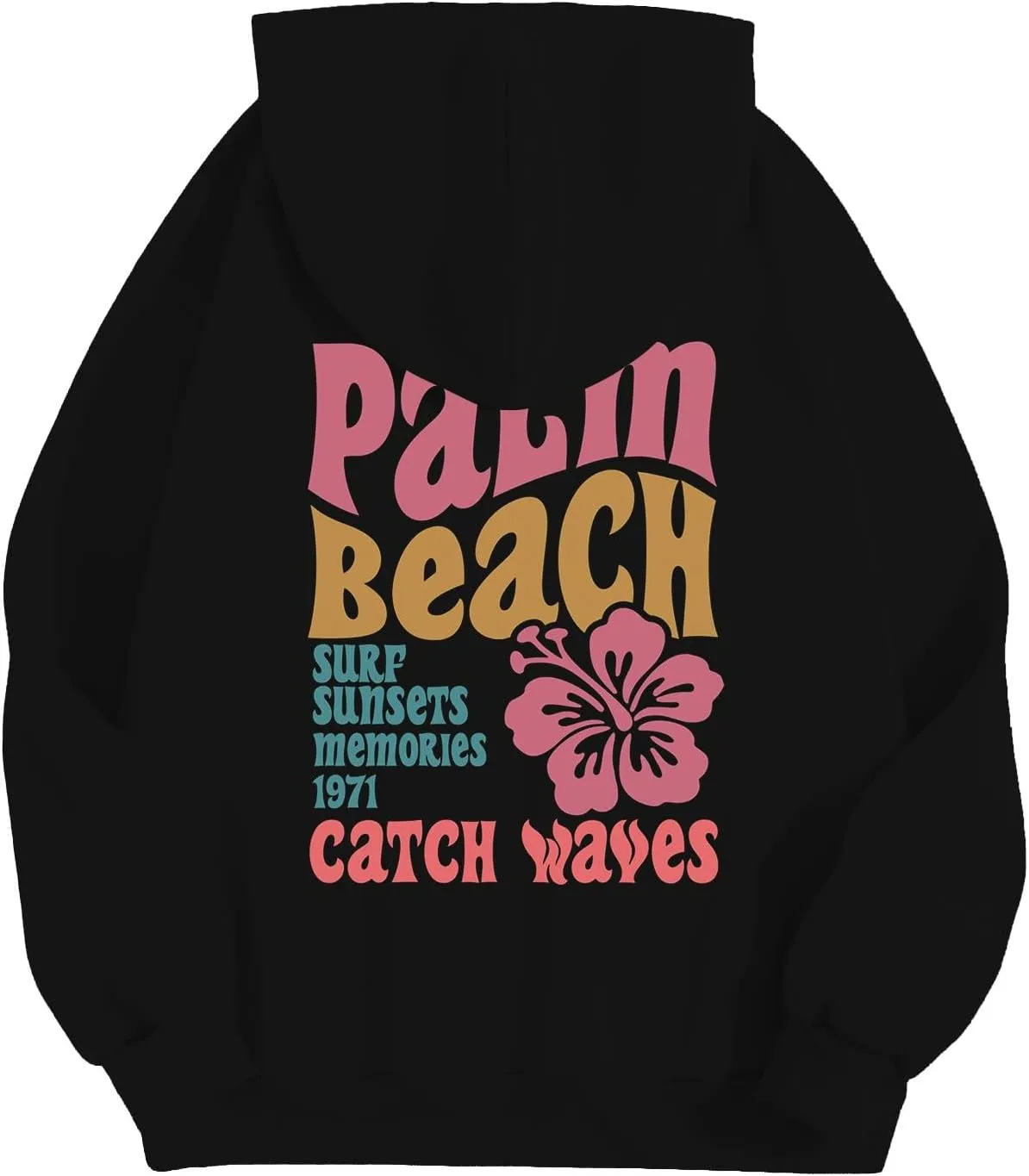 Pom Puff Oversized Hoodies for Women, Teen Girls Preppy Sweatshirt Pullover Long Sleeve Y2K Graphic Tees with Pockets