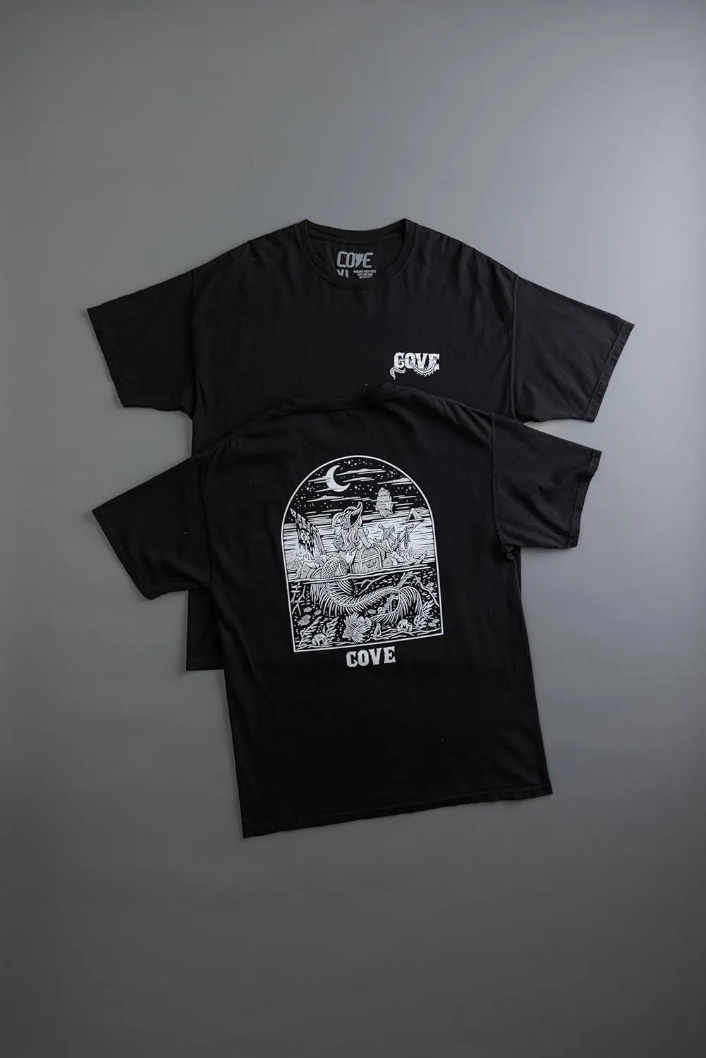 Premium Graphic Tees for Men & Women - Surfing Graphics - Sustabiable, USA Made, 100% Cotton, Pre-Shrunk, Size XS-3XL
