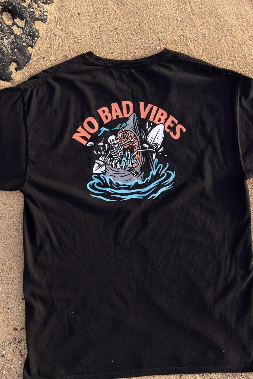 Premium Graphic Tees for Men & Women - Surfing Graphics - Sustabiable, USA Made, 100% Cotton, Pre-Shrunk, Size XS-3XL