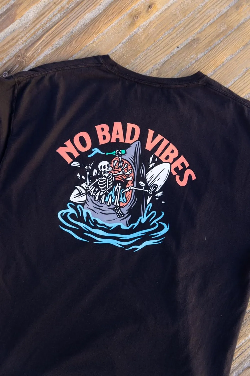 Premium Graphic Tees for Men & Women - Surfing Graphics - Sustabiable, USA Made, 100% Cotton, Pre-Shrunk, Size XS-3XL