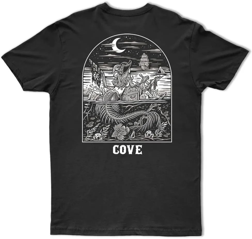 Premium Graphic Tees for Men & Women - Surfing Graphics - Sustabiable, USA Made, 100% Cotton, Pre-Shrunk, Size XS-3XL