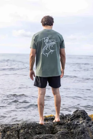 Premium Graphic Tees for Men & Women - Surfing Graphics - Sustabiable, USA Made, 100% Cotton, Pre-Shrunk, Size XS-3XL