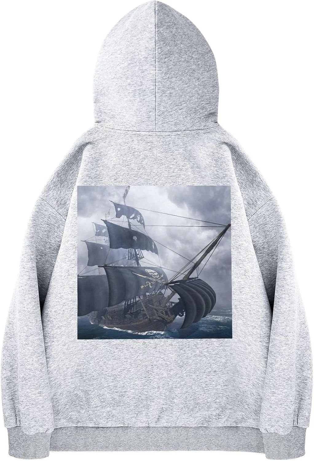 Printing Womens Oversized Hoodies Sweatshirts Graphic Pullover with Pockets