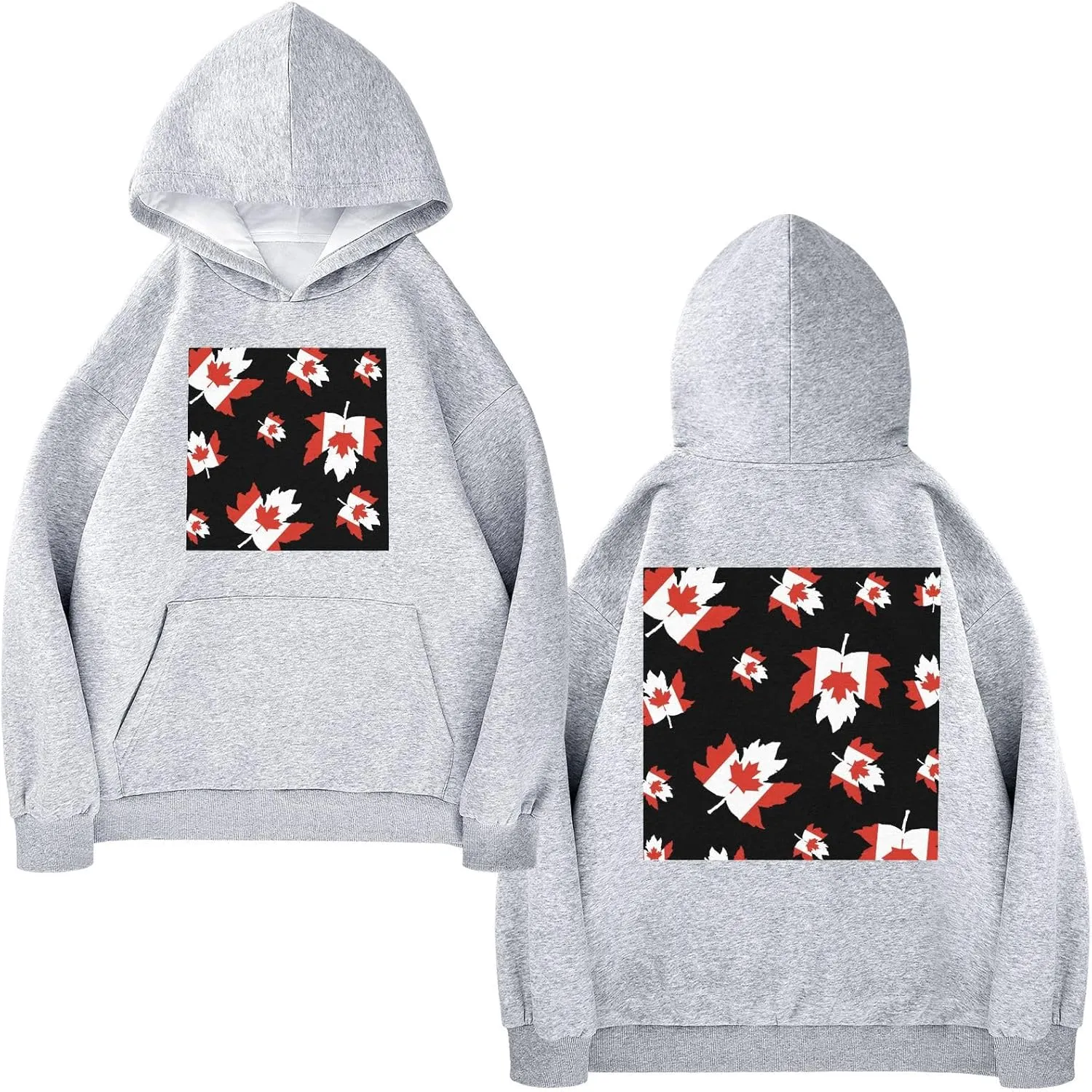 Printing Womens Oversized Hoodies Sweatshirts Graphic Pullover with Pockets