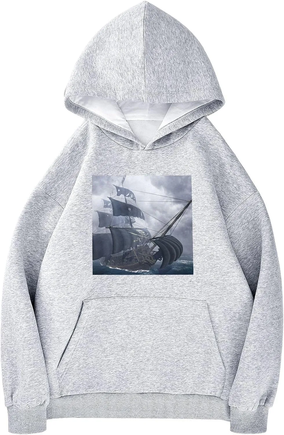 Printing Womens Oversized Hoodies Sweatshirts Graphic Pullover with Pockets