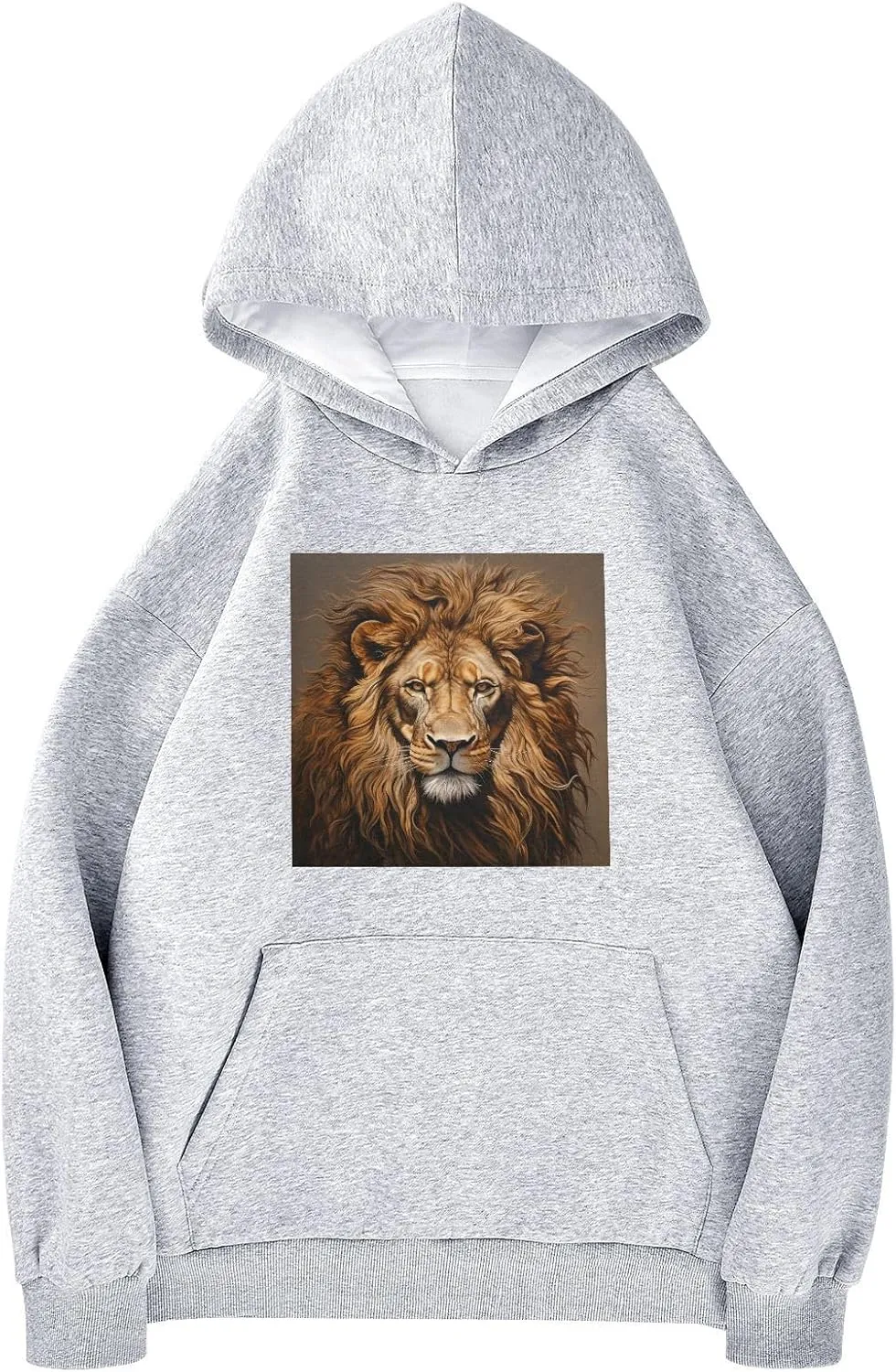 Printing Womens Oversized Hoodies Sweatshirts Graphic Pullover with Pockets