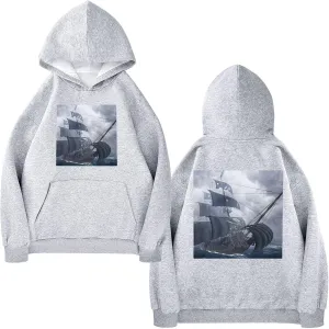 Printing Womens Oversized Hoodies Sweatshirts Graphic Pullover with Pockets