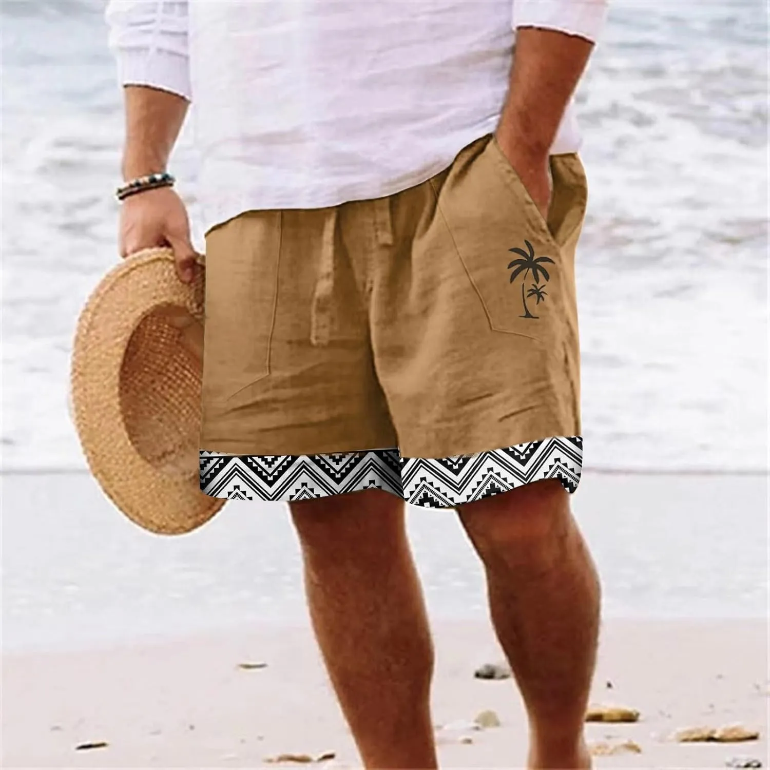 Shorts Men Leisure and Fitness Sports Plus Size Five Surf Quick Drying Beach Pants Shorts Men's Jean Shorts Men's