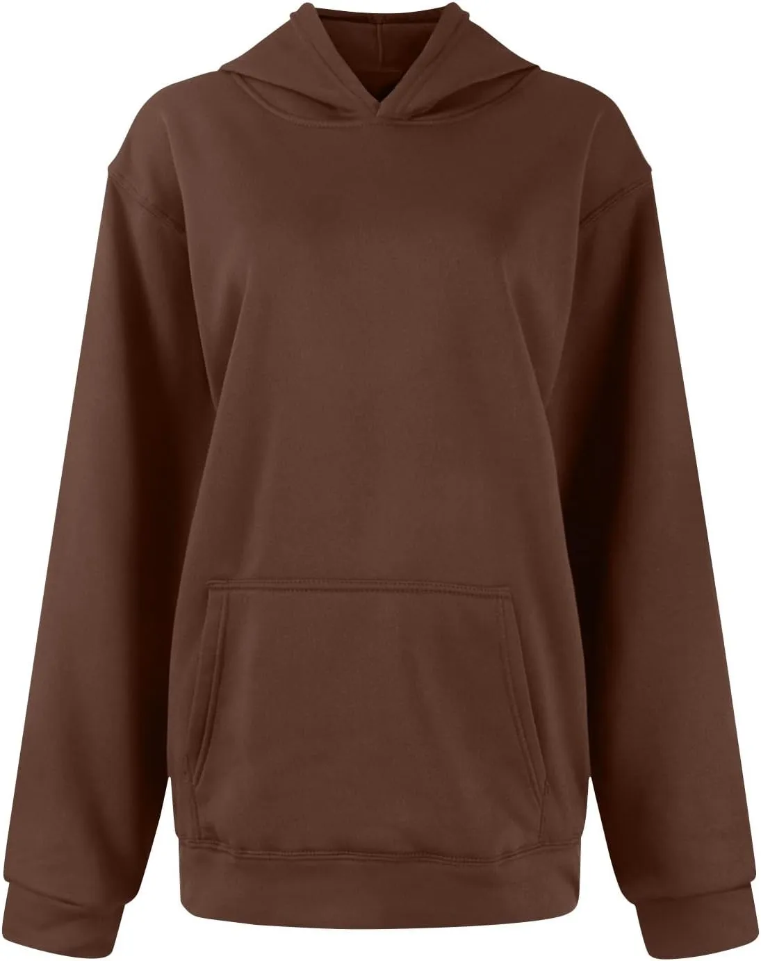 slqdgmryz Oversized Hoodies for Women Hooded Long Sleeve Fleece Pullover Plain Y2k Hoodie Cute Sweatshirts with Pockets