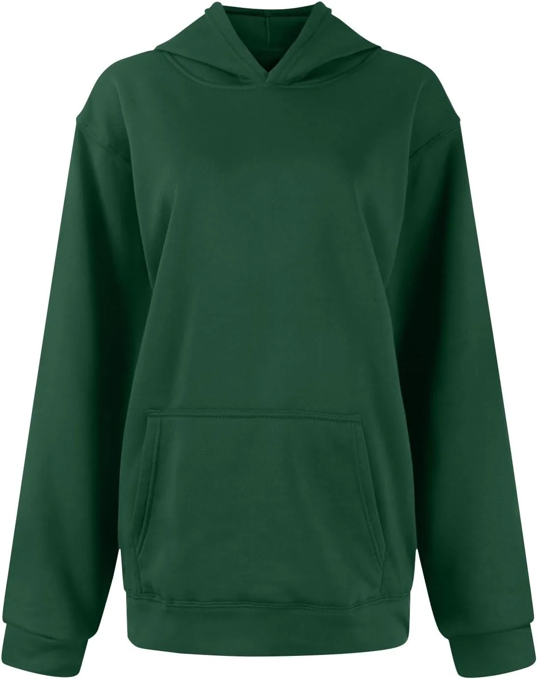 slqdgmryz Womens Oversized Hoodie Y2k Cozy Fleece Pullover Pocket Long Sleeve Preppy Sweatshirt Cute Hoodies for Teen Girls