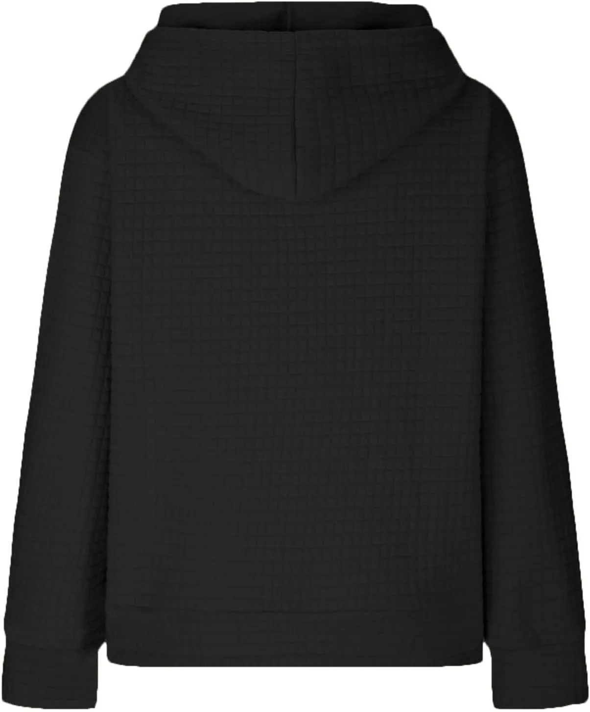 SMIDOW Cute Graphic Hoodies For Women Fall Fashion Waffle Knit Pullover Tops Oversized Love Heart Print Hooded Sweatshirts