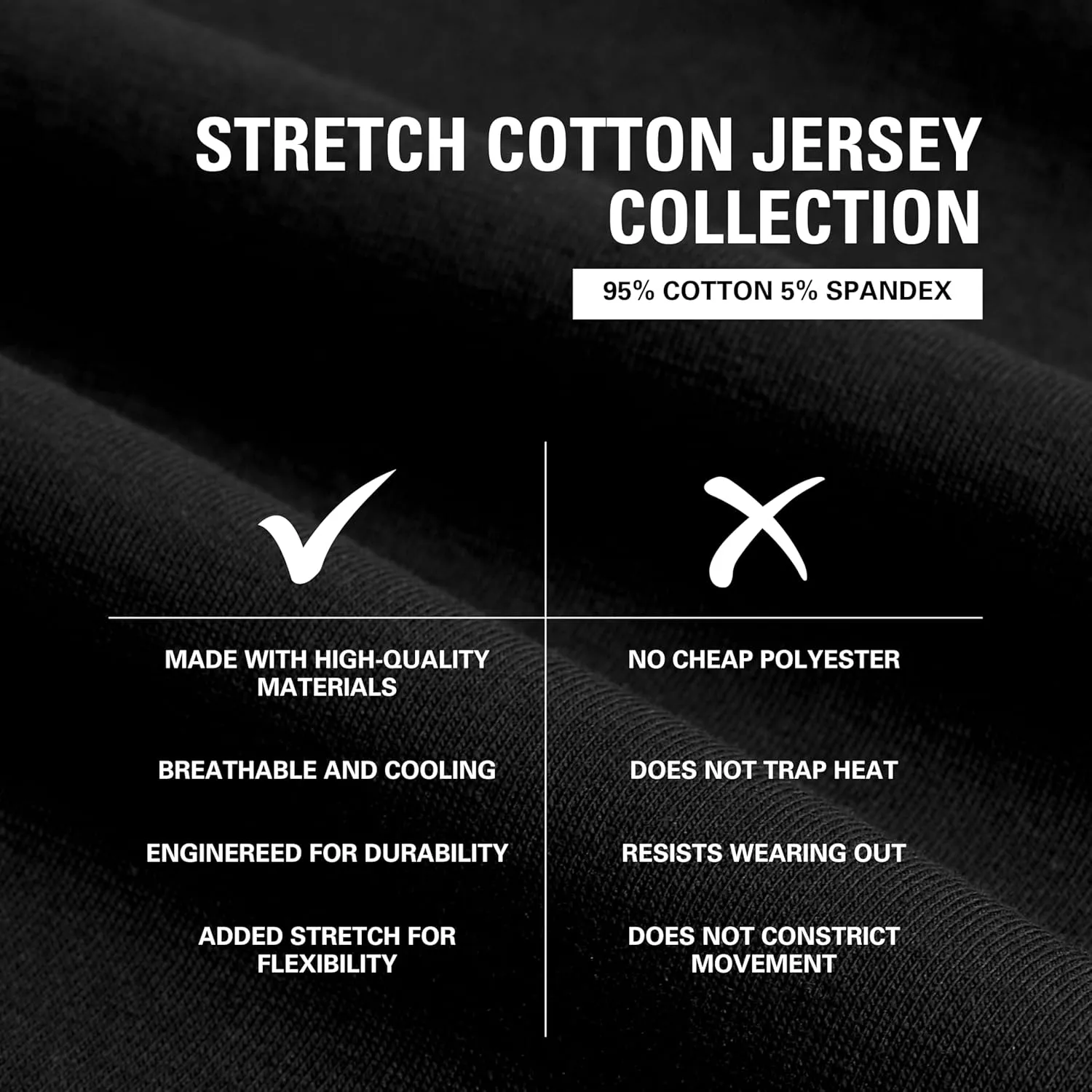 STRONGSIZE Big and Tall Men’s Muscle Tank Tops – Sleeveless Muscle Shirts for Men – Longer Length, Premium Stretch Cotton