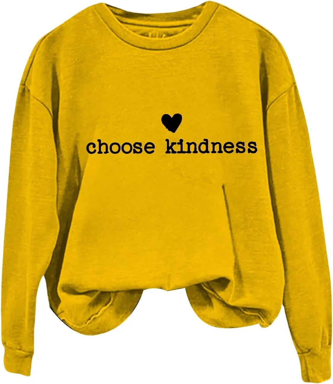 Sweatshirt for Women Choose Kindness Graphic Pullover Long Sleeve Shirts Inspirational Tops Womens Fall Fashion 2024