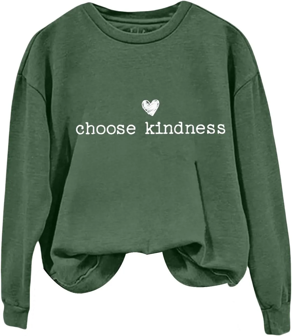 Sweatshirt for Women Choose Kindness Graphic Pullover Long Sleeve Shirts Inspirational Tops Womens Fall Fashion 2024