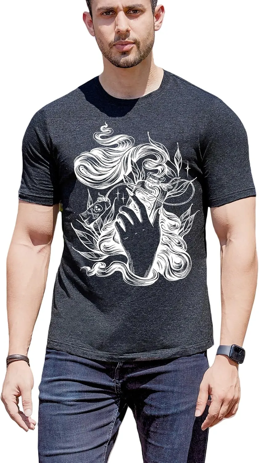 T-Shirt for Men's- Graphic t-Shirts Cotton Blend Basic Tees Vintage Casual Tshirts Fitting