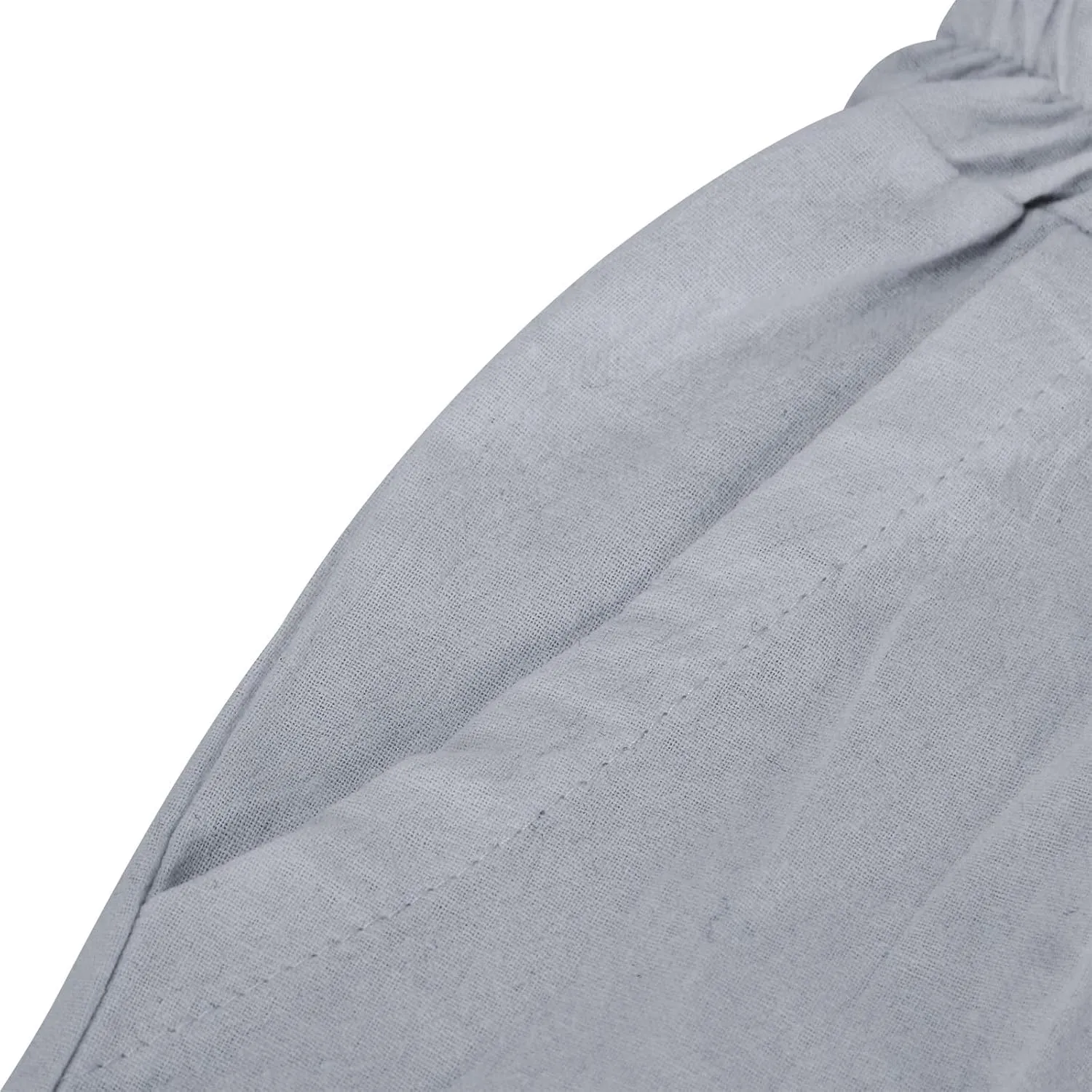 Teen Girls Palazzo Pants Summer Casual Cotton Linen Trousers Kids Lightweight Elastic Waist Solid Color Wide Leg Pant