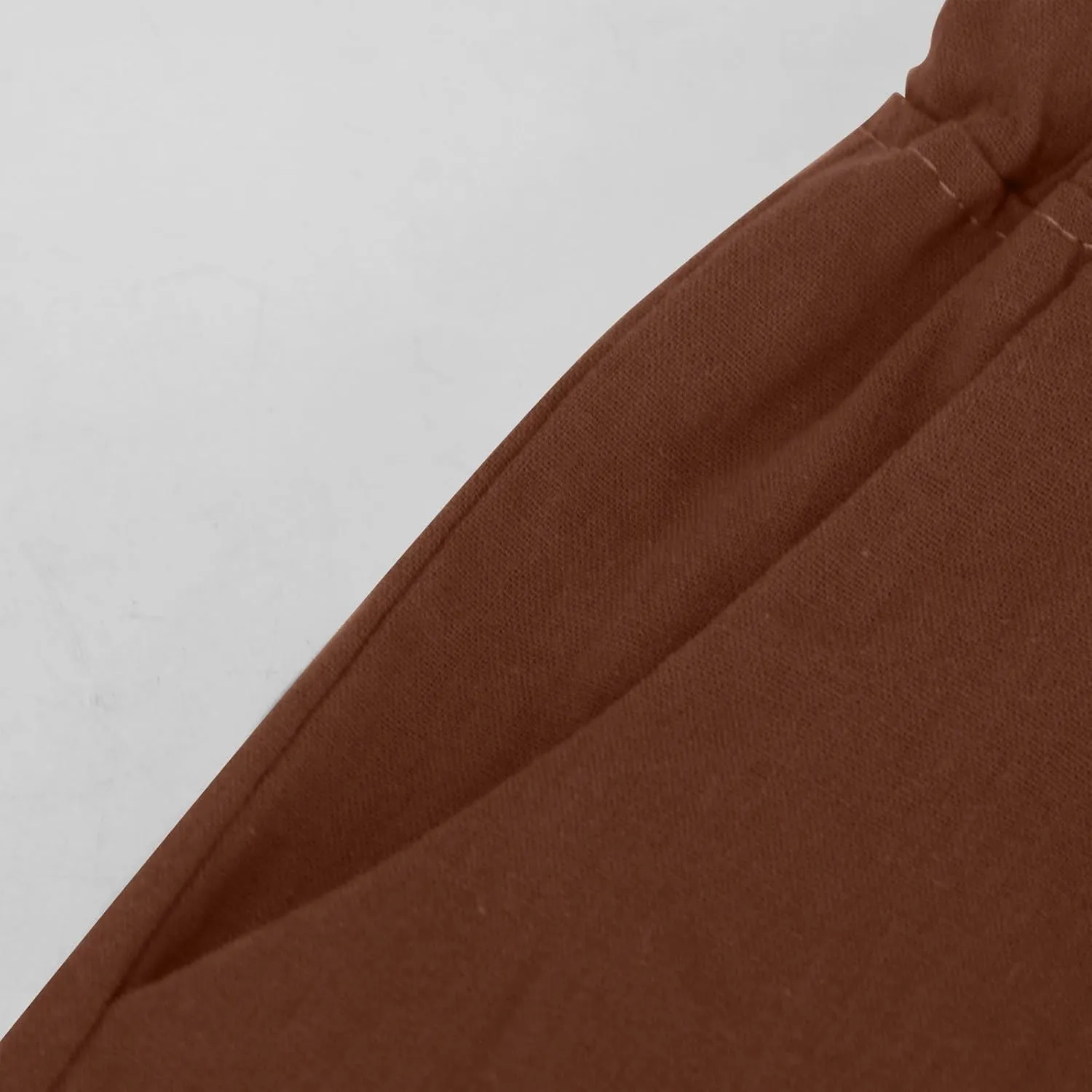 Teen Girls Preppy Cotton Linen Pants Summer Lightweight Loose Fit Elastic Waist Plus Size Solid Lounge Long Trousers