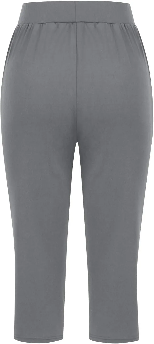 Trousers Pants for Women Summer Fall Loose Fit Workout Athletic High Cut Trousers Pants Sweatpants Women 2025