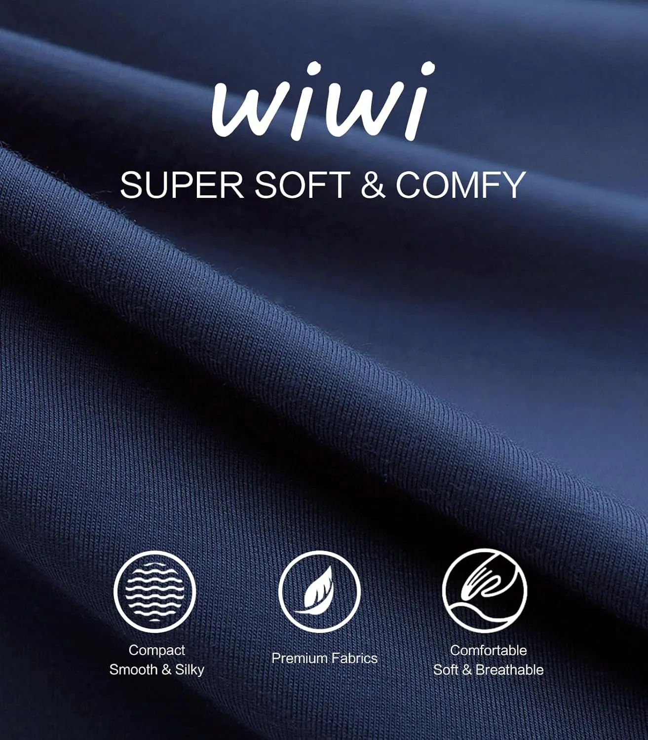WiWi Jogger Pant for Women High Waist Yoga Pants Soft Comfy Viscose from Bamboo Women's Pajama Bottoms S-XXL