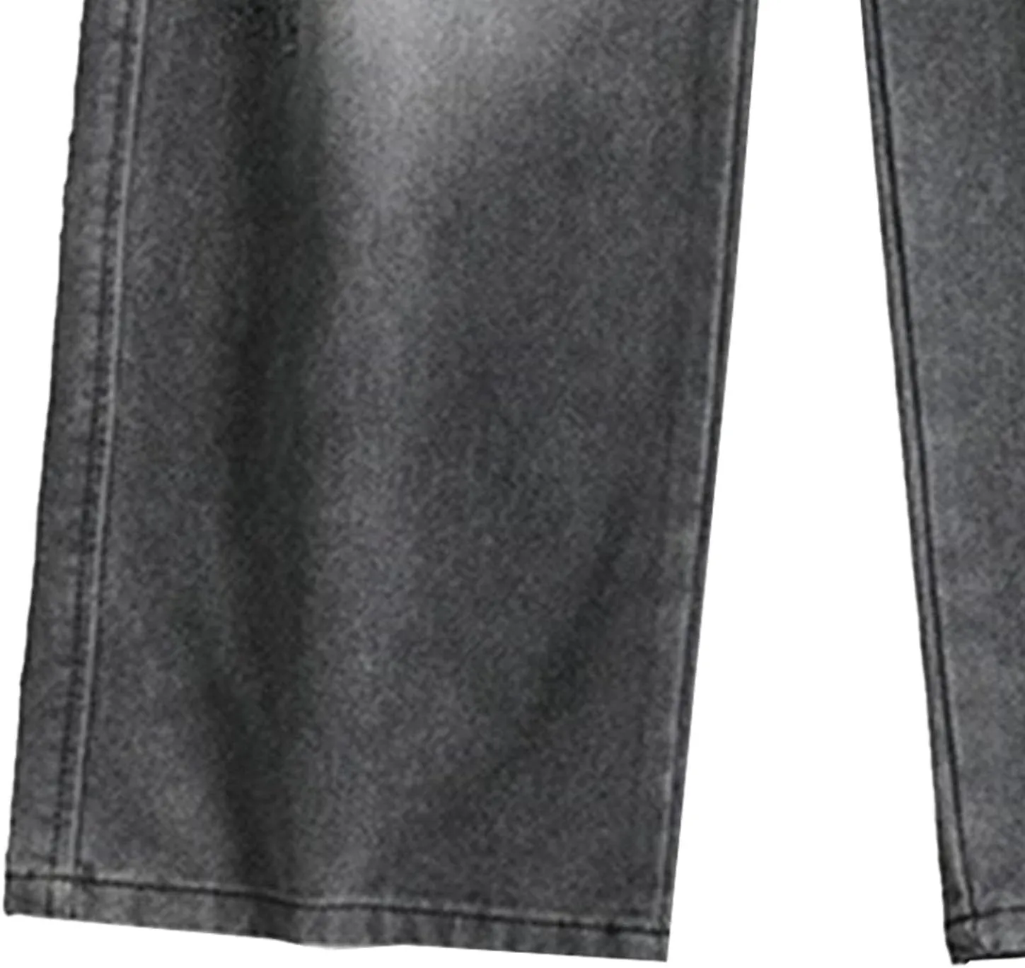 Women Drawstring Sports Casual Denim Pants Distressed Fashion Joker Straight Jeans Y2K Handsome Wide Leg Trousers