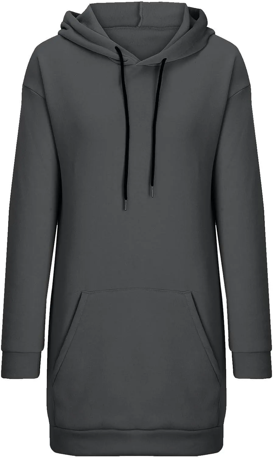 Women Oversized Tunic Hoodie Drawstring Winter Plus Size Sweatshirt Fall Casual Loungewear Pullover Tops with Pockets