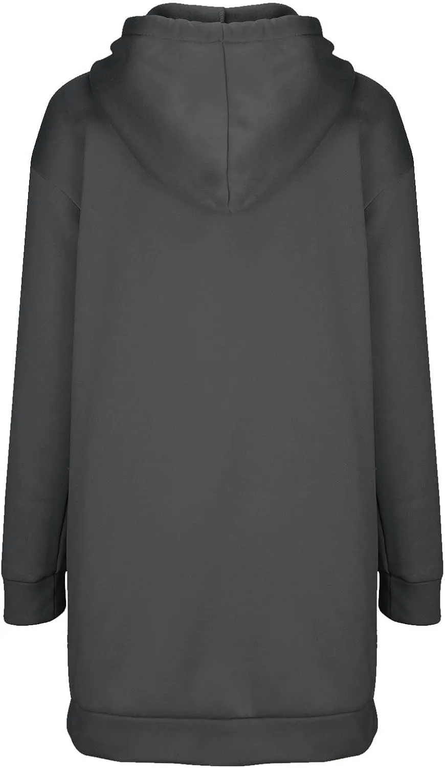 Women Oversized Tunic Hoodie Drawstring Winter Plus Size Sweatshirt Fall Casual Loungewear Pullover Tops with Pockets