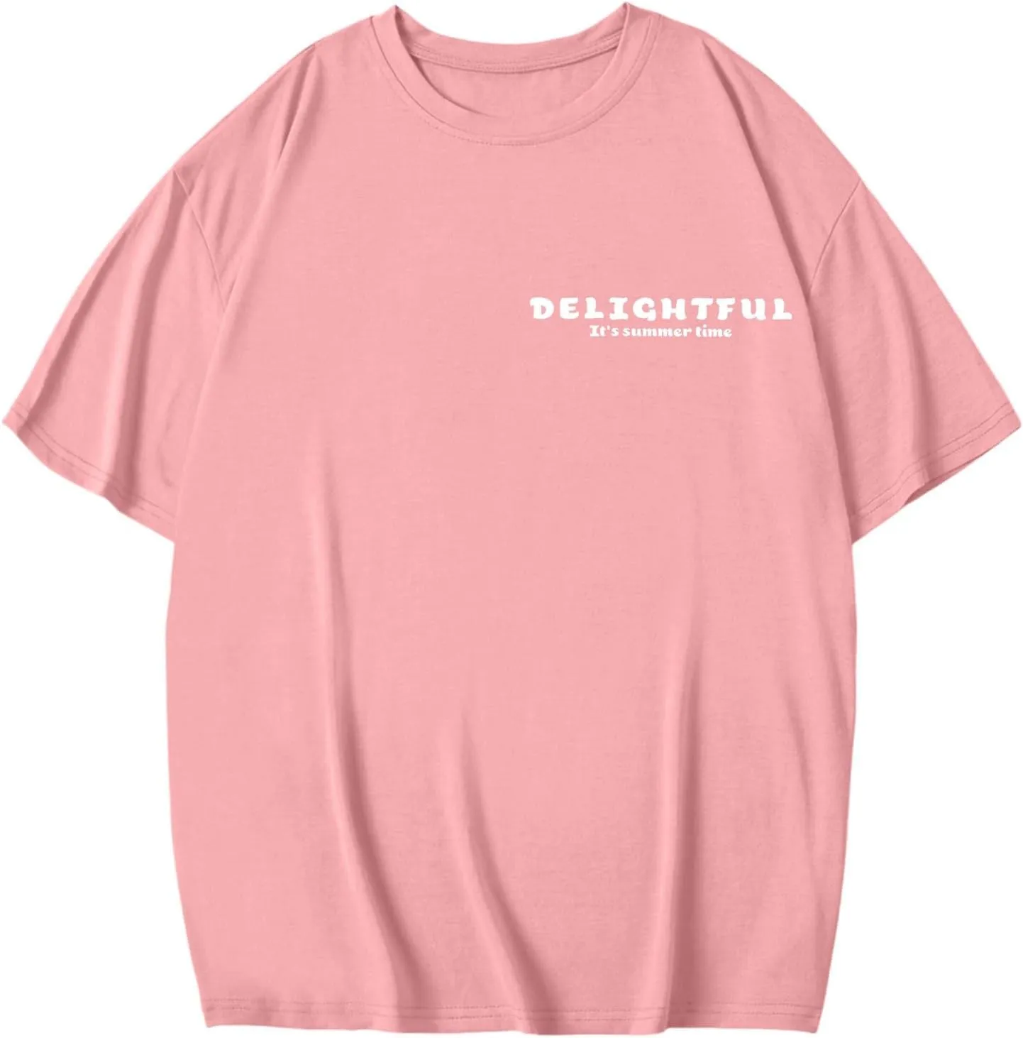 Women Summer Beach Oversized Tops Flowers Print Crew Neck Short Sleeve Coconut Tree T Shirt Funny Graphic Tees