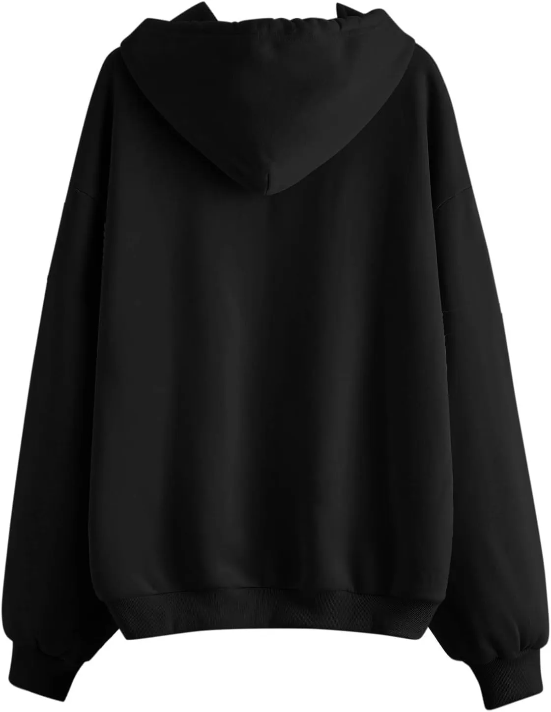Womens Casual Sweatshirts Full Zipper Hoodies Loose Long Sleeve Drawsting Pullover with Pockets 2024 Fall Workout Tops