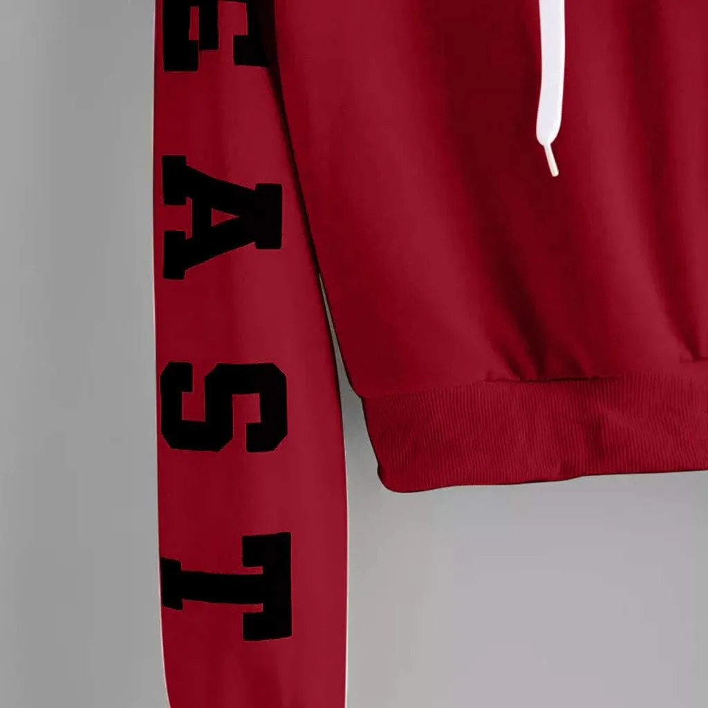 Women's Fall Fashion Hoodies Long Sleeve Crewneck Cropped Sweatshirts Autumn Trendy Y2K Teen Girl Comfy Fleece Sweater