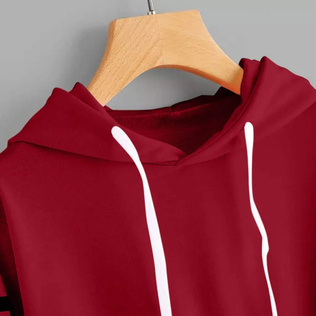 Women's Fall Fashion Hoodies Long Sleeve Crewneck Cropped Sweatshirts Autumn Trendy Y2K Teen Girl Comfy Fleece Sweater