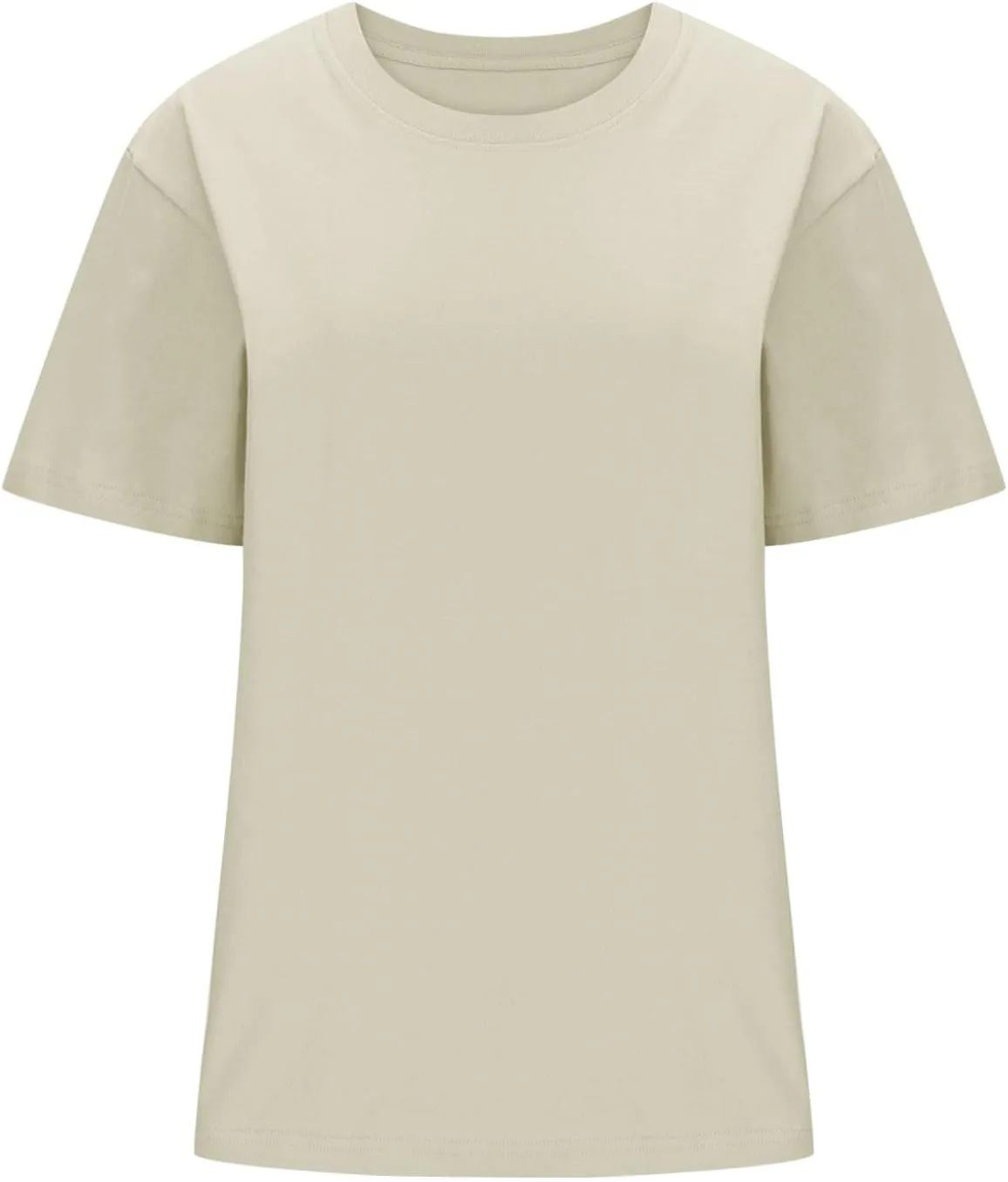 Womens Oversized T Shirts Summer Tops Short Sleeve Cotton Crewneck Tshirt Loose Workout Casual Plain Basic Tee
