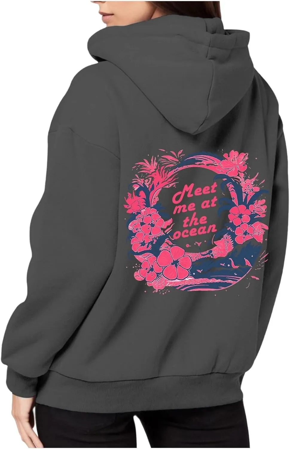 Womens Pullover Sweaters Womens Sweatshirt Oversized Sweatshirts Crewneck Long Sleeve Pullover Hoodies Size
