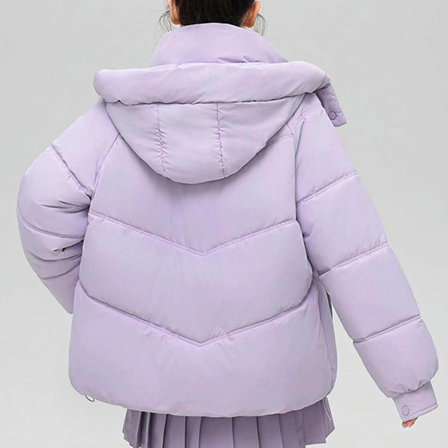 Women's Warm Winter Thicken Coat Waterproof Cropped Jackets Parka With Hood Loose Casual Coats Work Travel Jackets