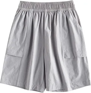 Work Cargo Sport Gym Running for Children Boy Girl Summer Fall Straight Leg Plain Trousers Pants Shorts Kid 2025