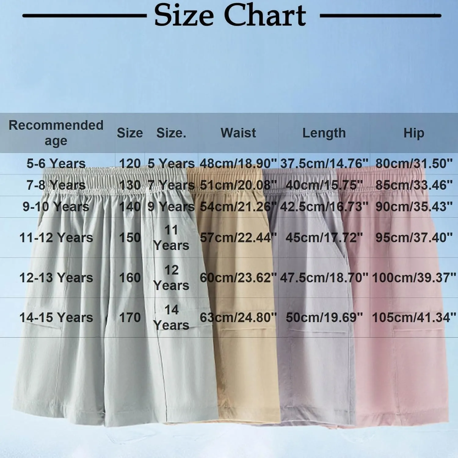 Work Cargo Sport Gym Running for Children Boy Girl Summer Fall Straight Leg Plain Trousers Pants Shorts Kid 2025