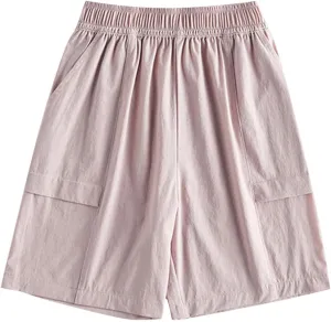 Work Cargo Sport Gym Running for Children Boy Girl Summer Fall Straight Leg Plain Trousers Pants Shorts Kid 2025