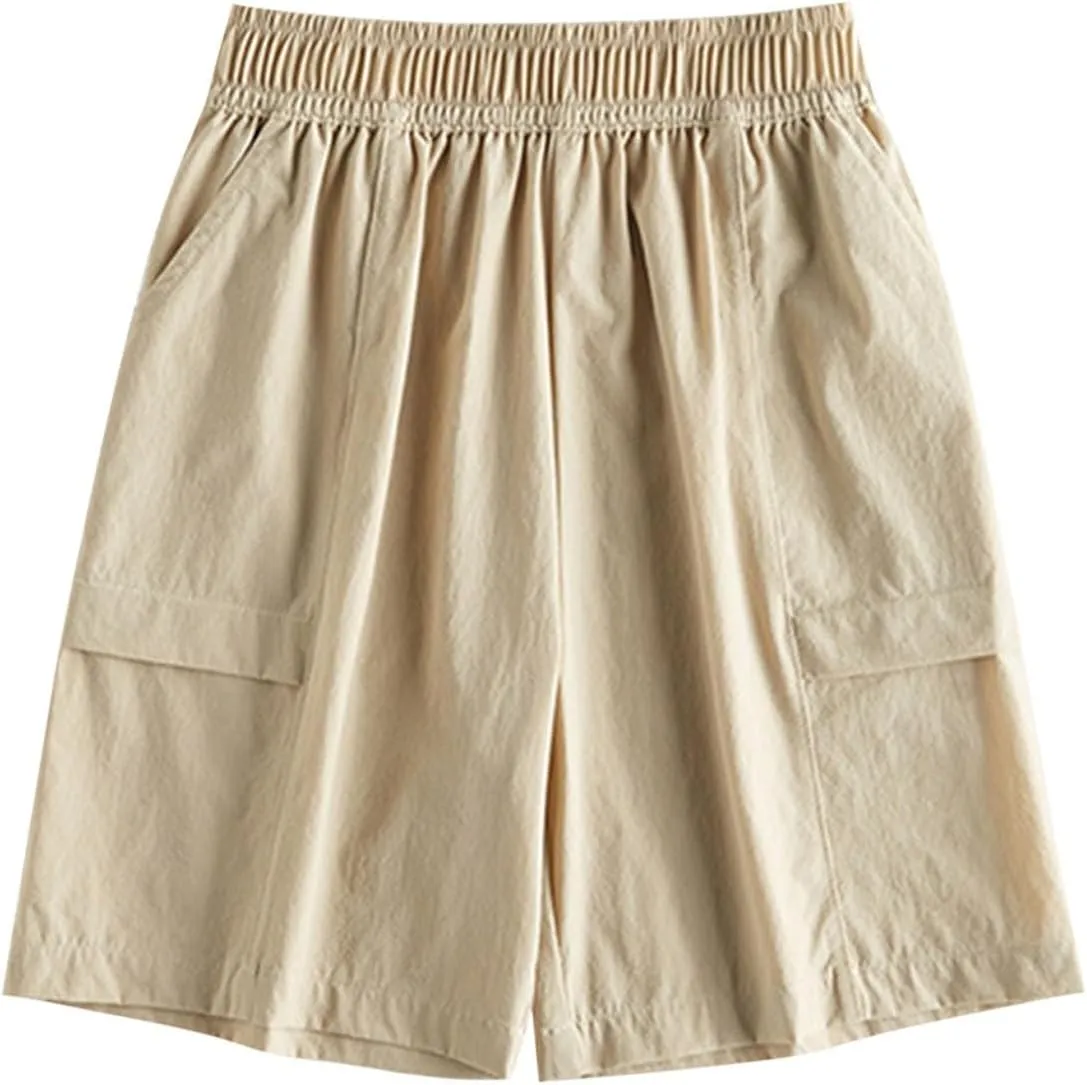 Work Cargo Sport Gym Running for Children Boy Girl Summer Fall Straight Leg Plain Trousers Pants Shorts Kid 2025