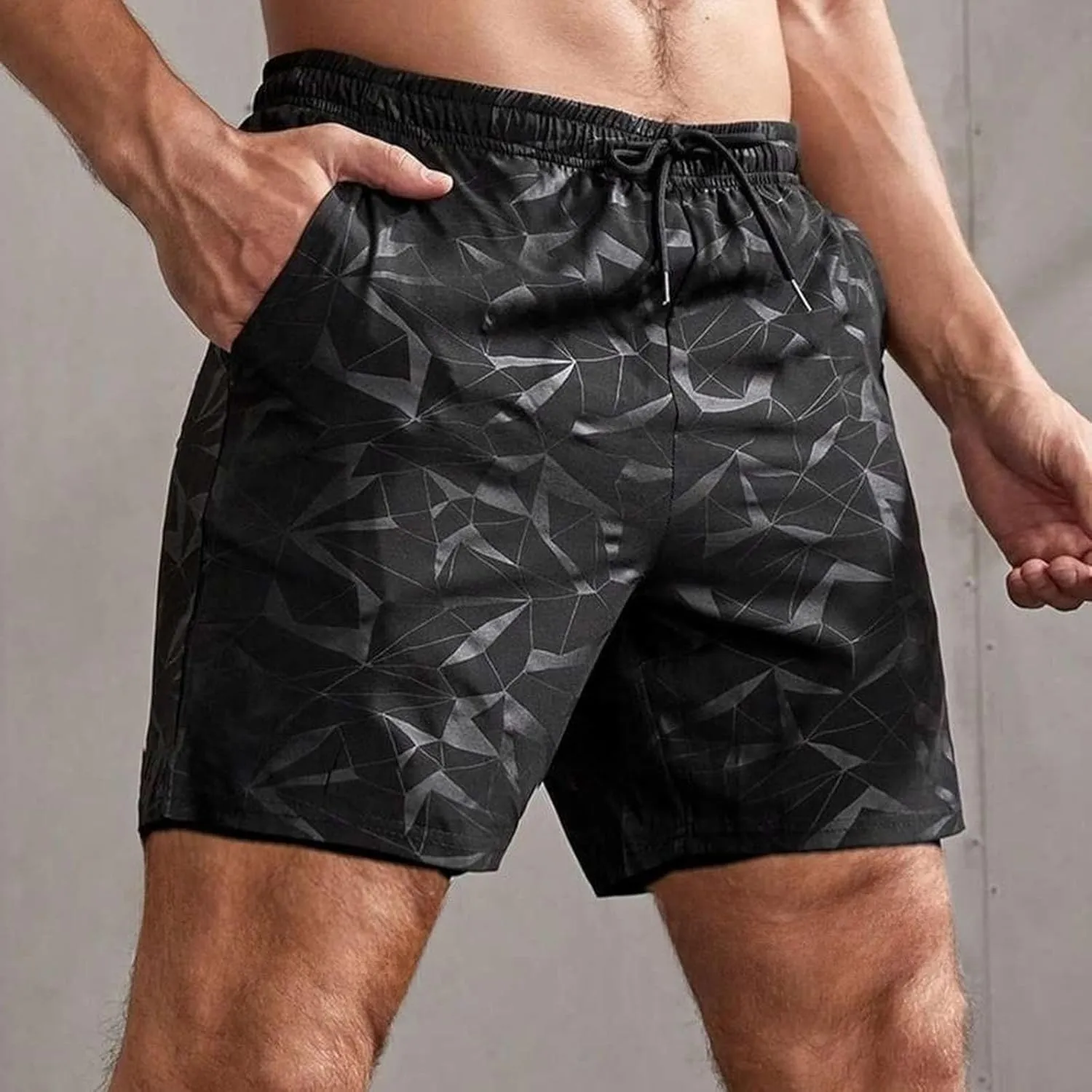 Xiaojmake 5" Running Short for Mens Unlined Lightweight All-Way Stretch Workout Gym Shorts Quick Dry Basketball Hiking Short