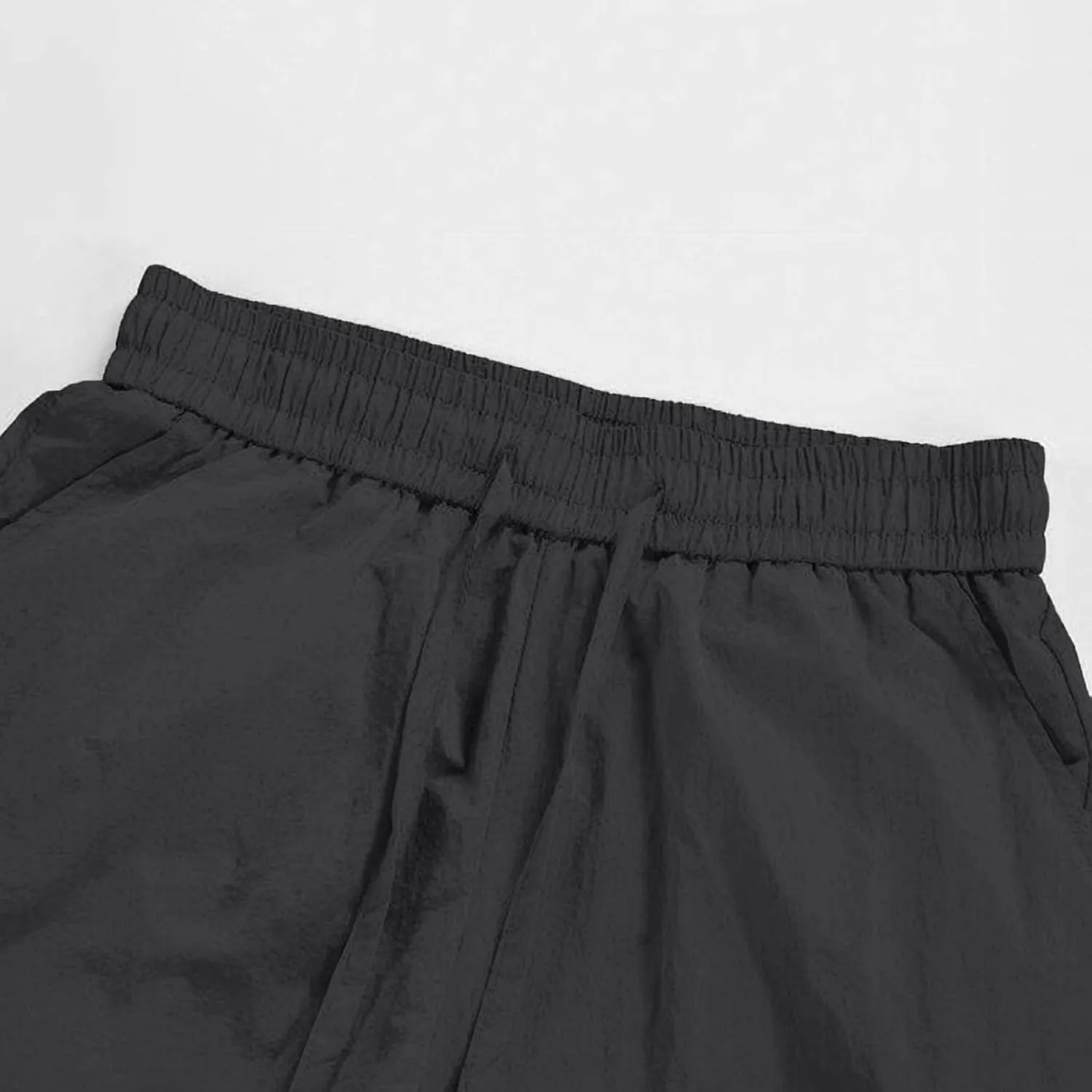 Xiaojmake Men's Pull-On Short Full Elastic Casual Gym Workout Shorts 7" Quick Dry Running Athletic Short with Zipper Pockets