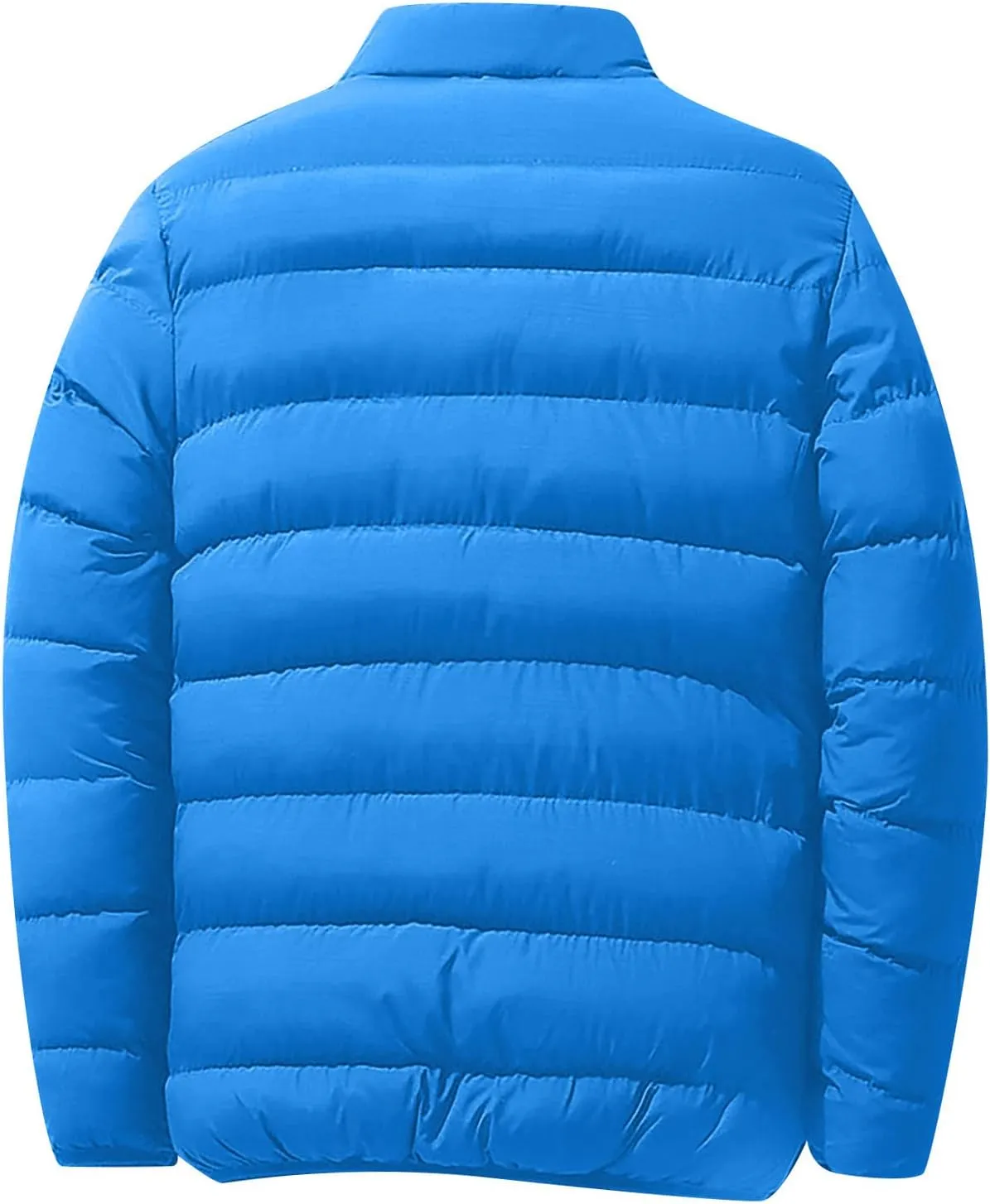 Ymosrh Men's Jacket Packable Puffer Lightweight Windproof Winter Coat Outwear Light Jackets for Men, L-5XL